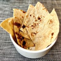 Paratha at Aura Restaurant in Dubai