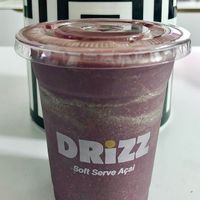 Acai shake with almond milk at Drizz Soft Serve Açai in Dubai