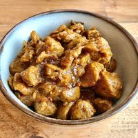 Soya keema curry at Baker's Kitchen Destination Restaurant in Dubai