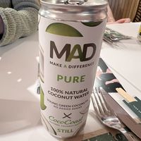 coconut waterr  at MALOA Poke Bowl in Basel