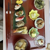 Vegan Sushi and Obanzai  at Vegan Sushi Kyoto in Kyoto