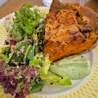 Quiche butternut at Ou Bien Encore in Geneva