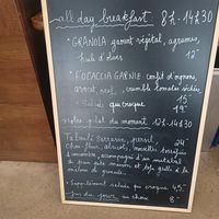 Daily menu at Ou Bien Encore in Geneva