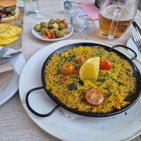 Vegan paella at La Granada in Sevilla