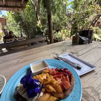 Vegan pancake  at IJKA Minca Cafe Pizzeria in Minca