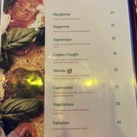 Menu 4  at Mi Familia Ristorante in Willemstad