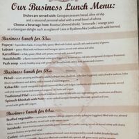 most of the lunch menu at Nanuchka in Tel Aviv