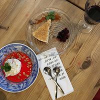 Dessert at Nanuchka in Tel Aviv