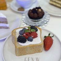 Vegan dessert  at Gen W Cafe in Central Singapore