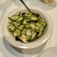 Cuke & beancurd salad   at Mala Class in Los Angeles