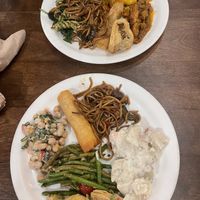 Buffet style. Eat what you want   at Resto Vego in Montreal