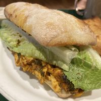 Tandoori sandwich  at Resto Vego in Montreal