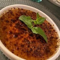 Creme brulee vegana  at MINT Cucina Fresca in Polignano A Mare