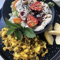 Scrambled tofu… 🔝   at MINT Cucina Fresca in Polignano A Mare