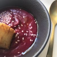 Beetroot entrée   at MINT Cucina Fresca in Polignano A Mare