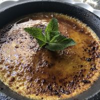 Vegan creme brûlé   at MINT Cucina Fresca in Polignano A Mare
