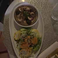 Cashew quiche + salad (vegan)  at MINT Cucina Fresca in Polignano A Mare