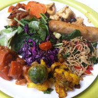 buffet at Resto Vego - McGill College in Montreal