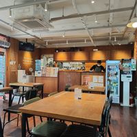 Inside restuarant seating area at Bukchon Gwang - 북촌광 in Seoul