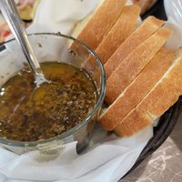 Starter Bread with Olive tapenade at Fratello's Ristorante & Pizzeria in Idyllwild