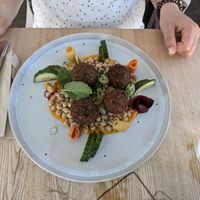 Falafel salad, not great at Oben in Vienna