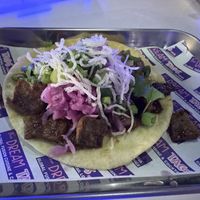 Vegan beef bulgogi taco, amazing!!!  at The Dream Tacos in Lewisville