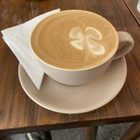 Oatmeal latte  at White Wild Cafe in Chengdu