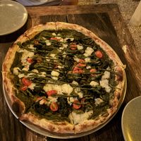 Meditariana pizza with vegan cheese  at Pizza Shack Kuta Lombok in 