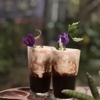 Iced coconut cappuccino’s  at My Home Sal in Koh Phayam