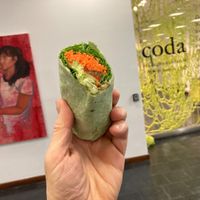 Vegan wrap at Bel Ami in New York City