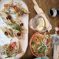 Vegan platters and noodles   at Ugly Dumpling - Brixton - Pop Up in South West London