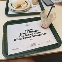 I hope I know what I get in my burrito    at SIESTA  in Kyoto