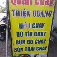 Sign which caught my eye when cycling on this road at Quán chay Thiện Quang in Ho Chi Minh City