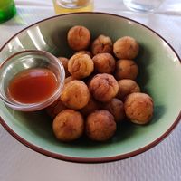 Tofu balls at Toutofu in Paris