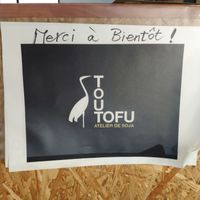 Logo at Toutofu in Paris