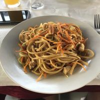 Tofu vegetable noodles  at Toutofu in Paris