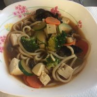 Noodles with vegetables at Toutofu in Paris