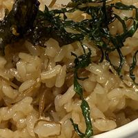 The 牛蒡飯 (ごぼうの炊き込みご飯) Burdock Rice  at Zen Tea Restaurant in Taipei