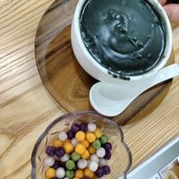 Sesame based dessert at Almond Natural in Hong Kong Island