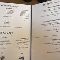Menu   at Maora Restaurant - Batignolles in Paris