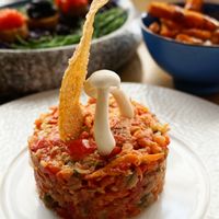 Tartare au couteau at Maora Restaurant - Batignolles in Paris