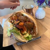Falafelsandwich  at Canos Gemüse Kebap in Groebenzell