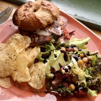 TLT bagel (tofu)   at Roots Cafe Inv in Inverness