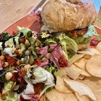 TLT bagel (tofu)   at Roots Cafe Inv in Inverness