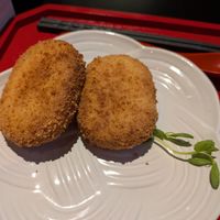 Okara croquettes at UNO RAMEN - Sanjo in Kyoto