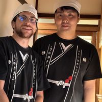 The Chefs!!!   at UNO RAMEN - Sanjo in Kyoto