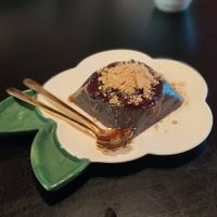 Flan de chocolate con canela at UNO RAMEN - Sanjo in Kyoto