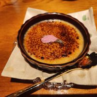 Creme brulee at UNO RAMEN - Sanjo in Kyoto