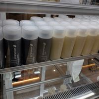 Soy milks at Soymylk Co in New Territories