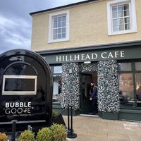 Exterior of the cafe   at Hillhead Café in Inverness